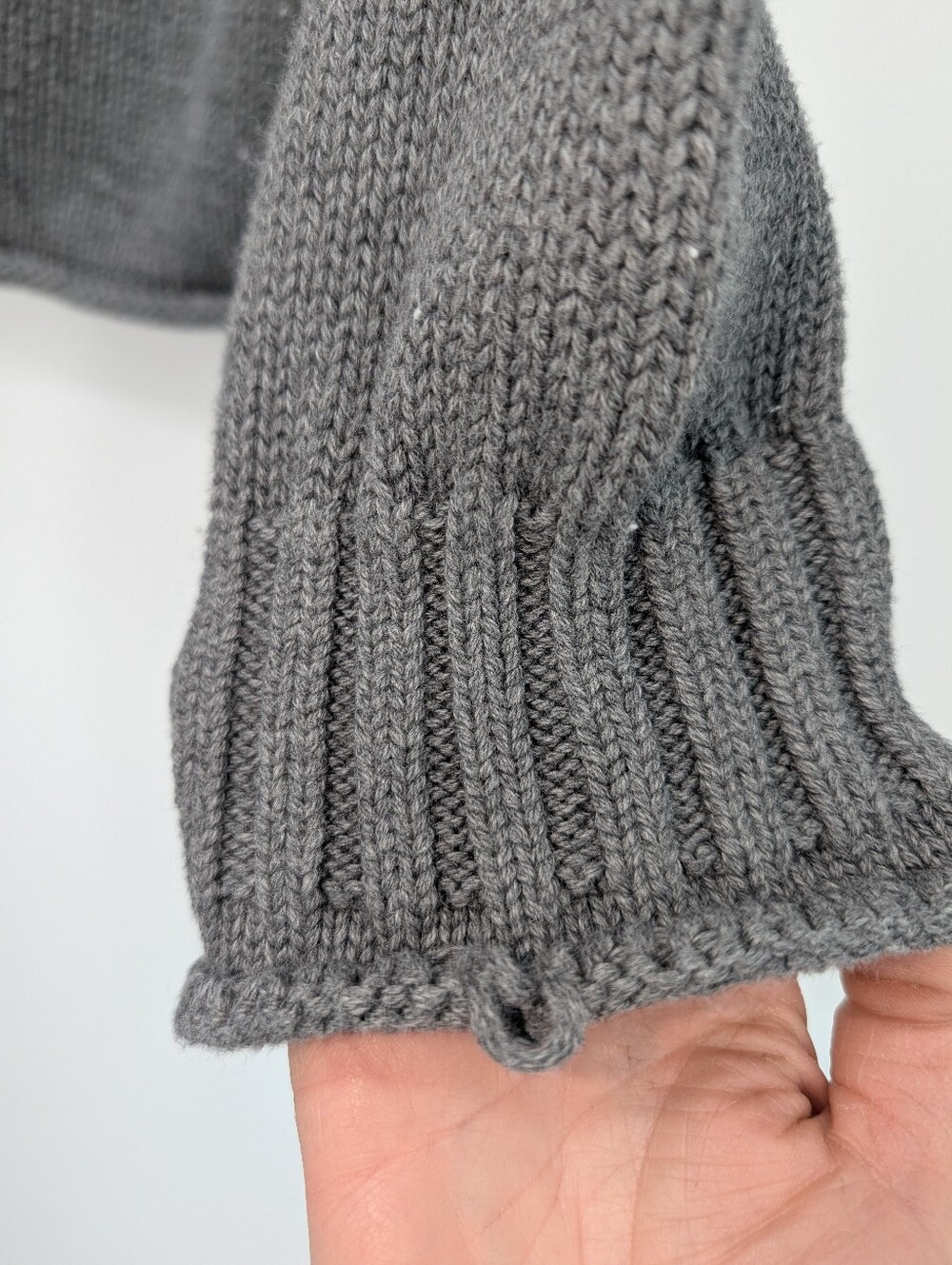 J Crew 2025 Rollneck™ sweater CM712 Size XXS *Flaw Gray - Picture 5 of 8